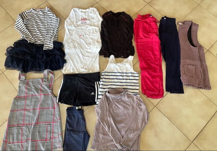 Lot vêtements fille 7 8 ans