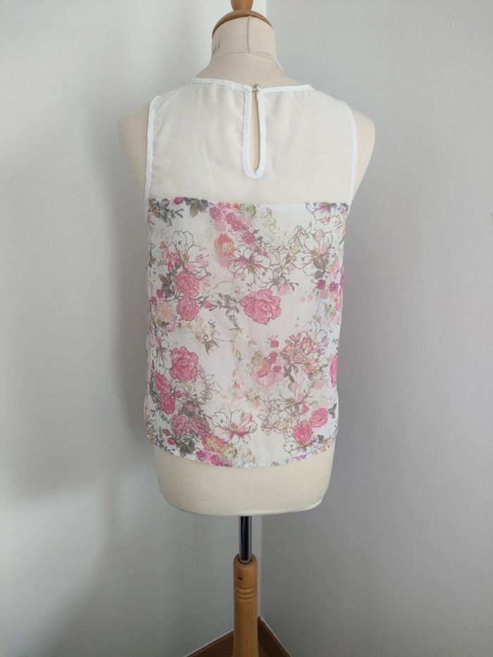 blouse sans manche en voile S - photo numéro 5