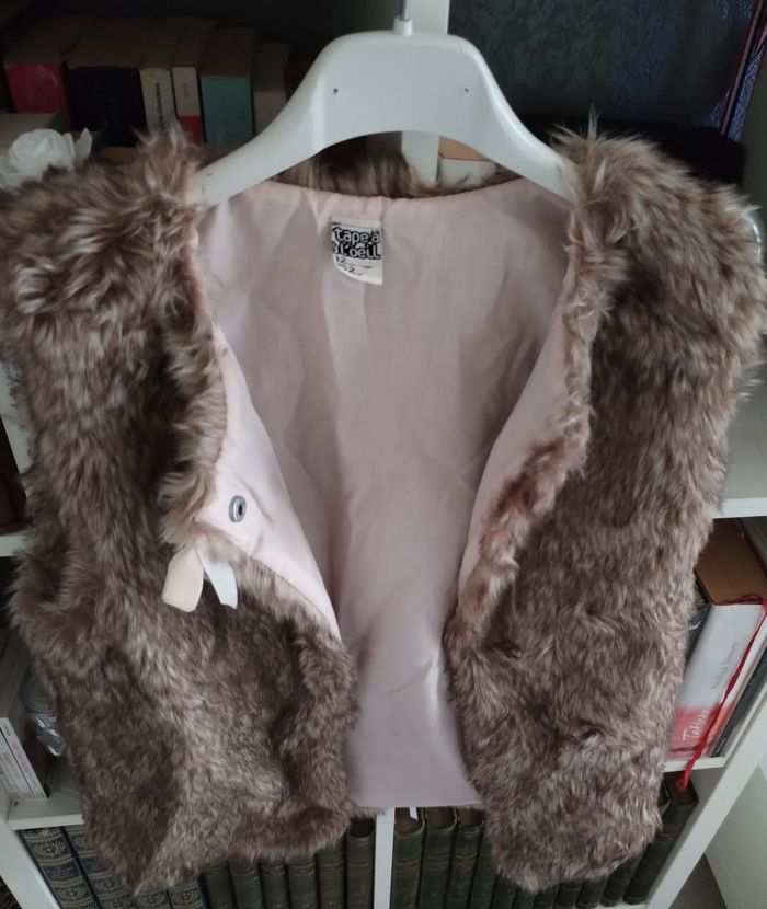 Boléro fourrure sans manches "Tape à l'œil" neuf - photo numéro 7