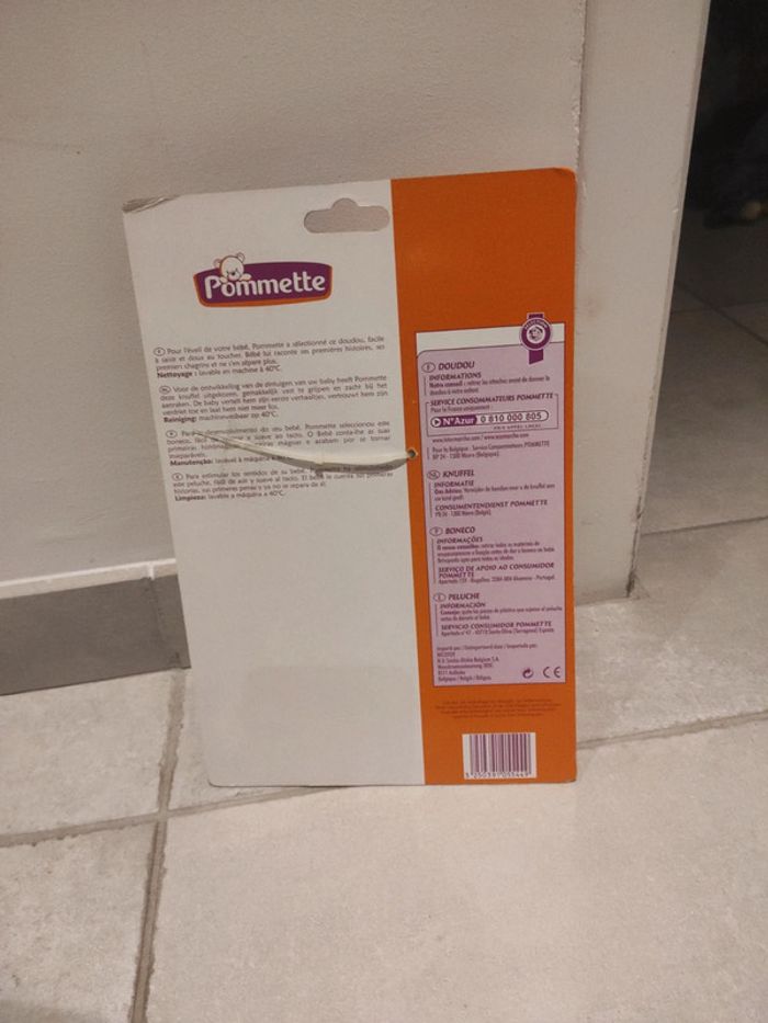Doudou ourson neuf. Pommette - photo numéro 2