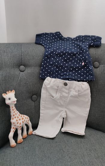 Ensemble tee-shirt jean Tape à l'Oeil/ Kitchoun