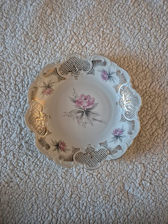 Plat de service porcelaine Germanique