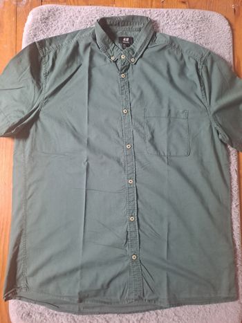 Chemise homme vert marque H&m tres bon État