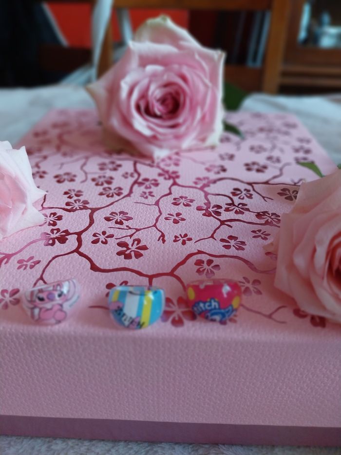 Lot de 3 bagues stitch pour 2e