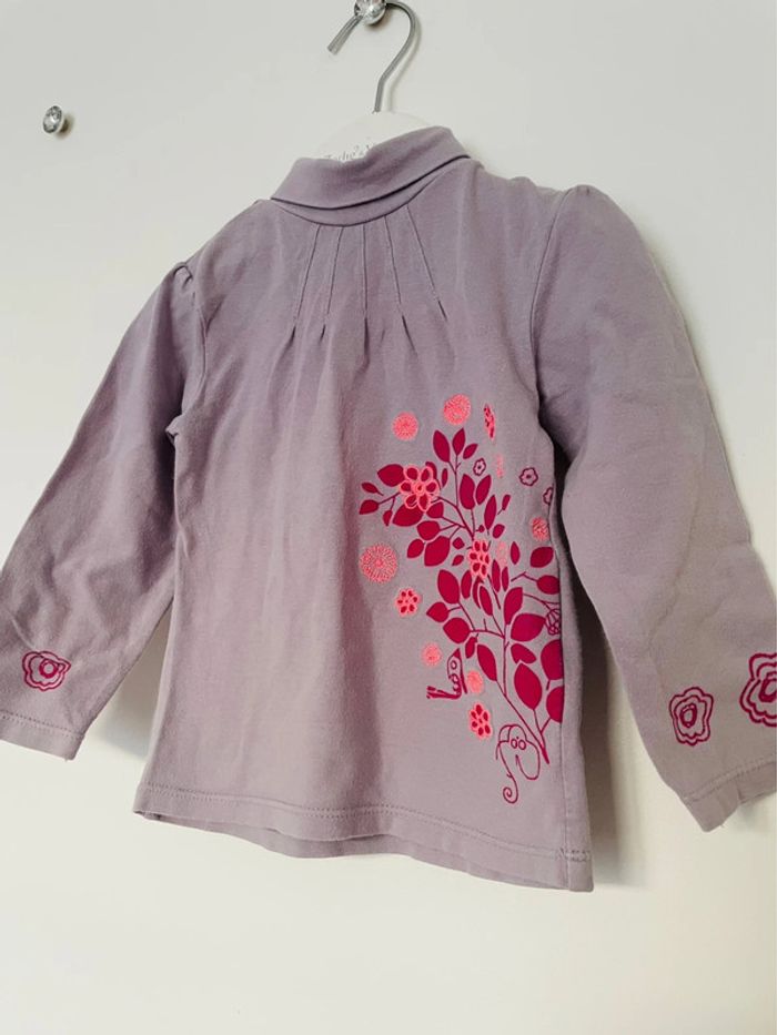 Pull col roulé bébé fille 18 mois dpam