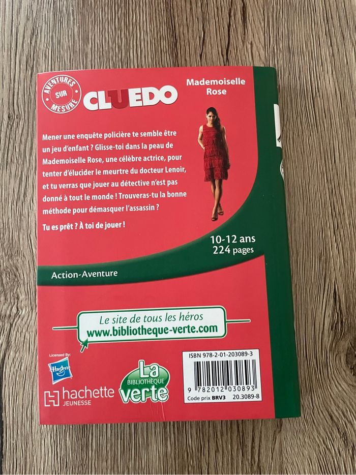 Livre Cluedo mademoiselle Rose - photo numéro 2