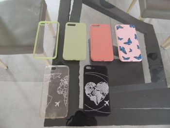 Lot de 8 coques pour iphone 8+