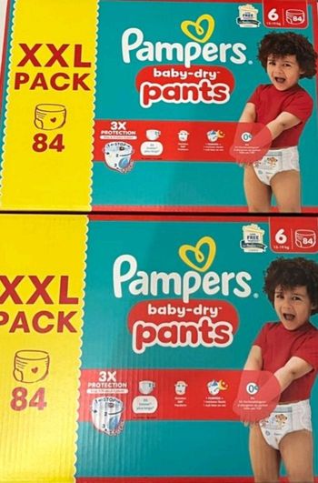 Lot deux pack couches xxl pampers plusieurs tailles dispo