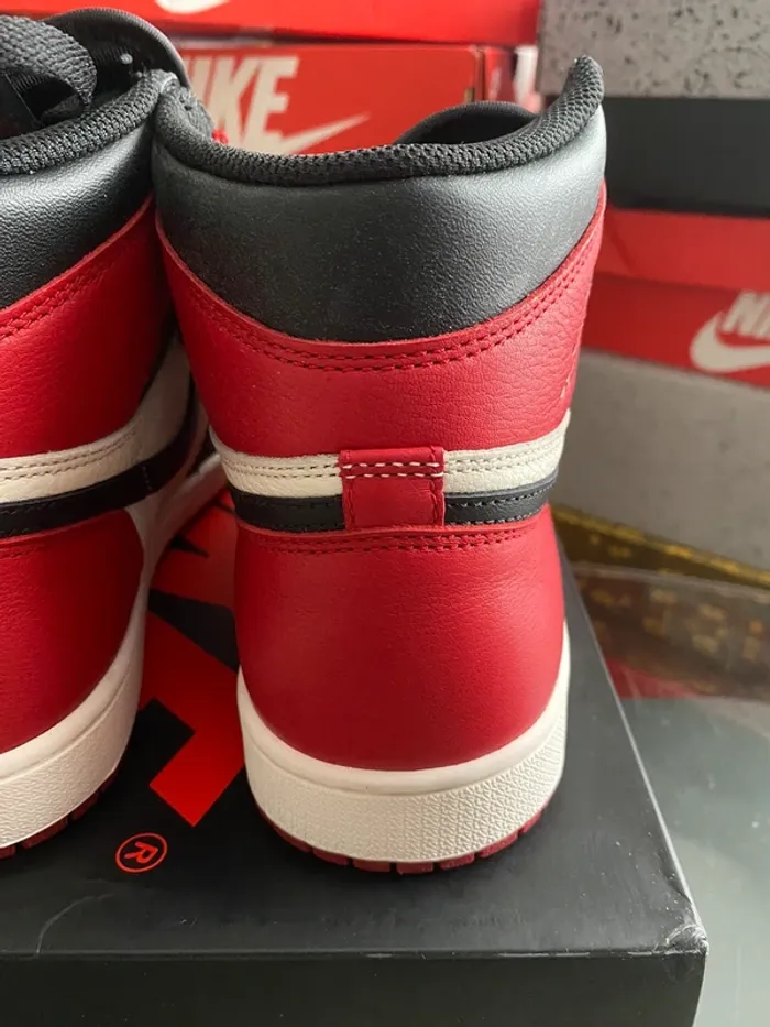 Jordan 1 high retro bred toe - photo numéro 8