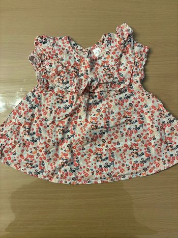 vêtement bébé fille robe motif fleur marque Orchestra 6M