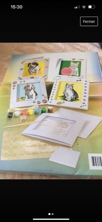 Kit créatif cartes salutations neuf