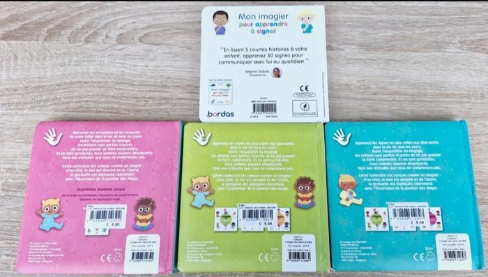 Lot 4 livres language des signes pour bébé neufs - photo numéro 2