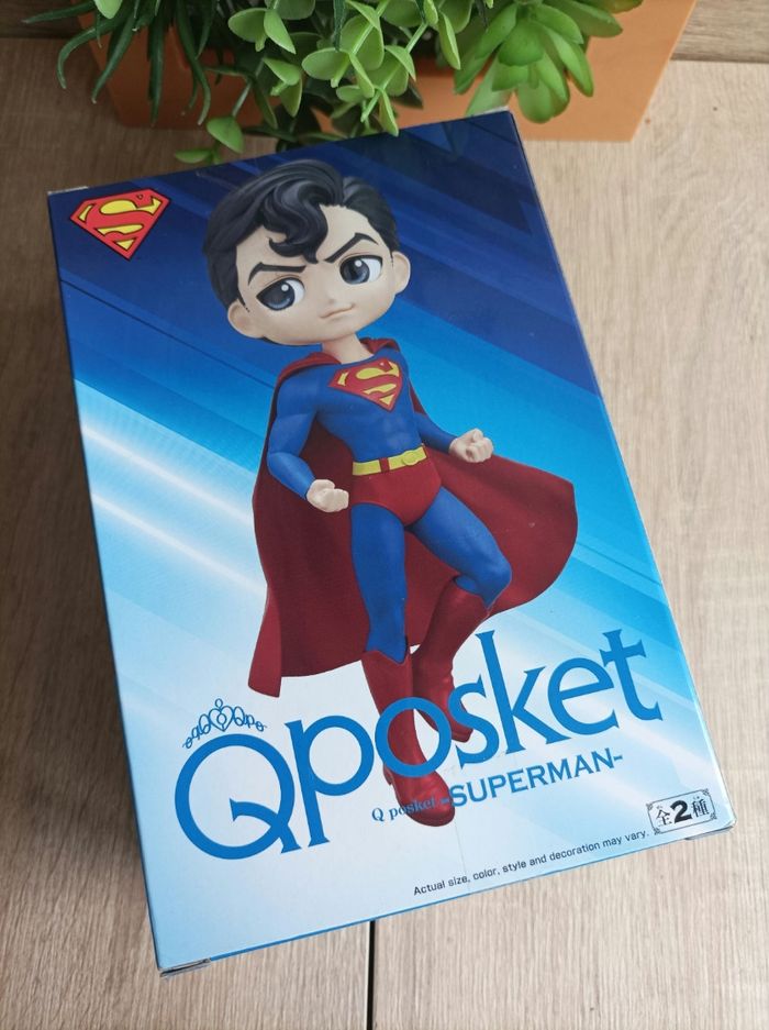 Figurine Superman DC comics Banpresto qposket Bandai