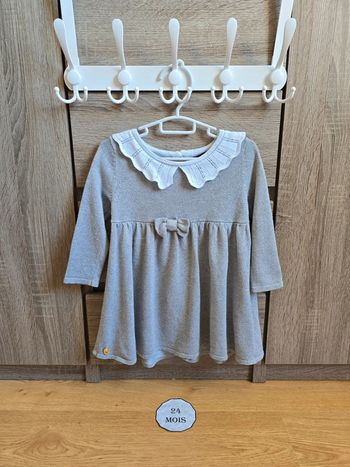 Vêtement Bébé Fille - Robe grise - Sergent Major - 24 mois 86 cm