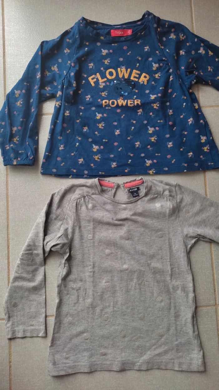 Lot de 2 t-shirts ML T.5 A - photo numéro 3