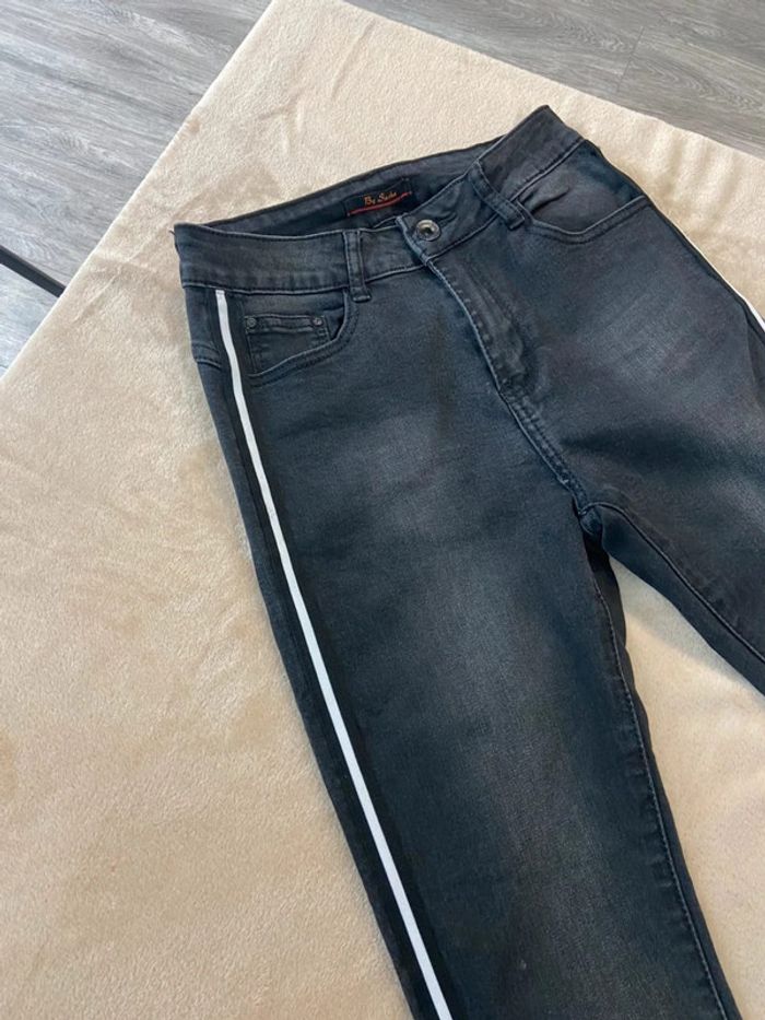 Jean slim taille haute femme 34 XS - photo numéro 3