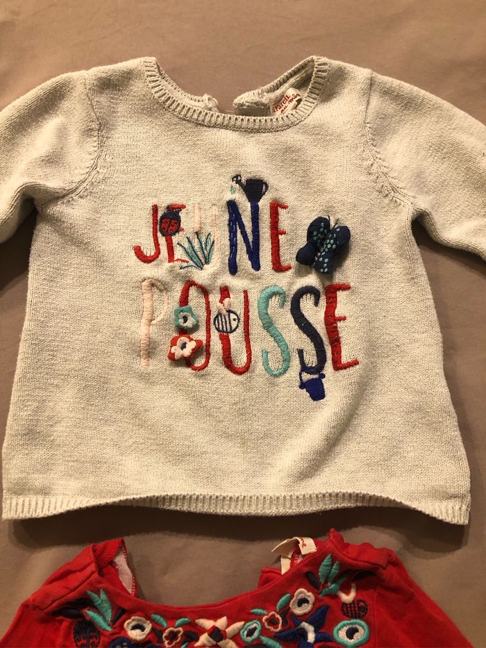 Pull et t-shirt manche longue DPAM 2 ans - photo numéro 3