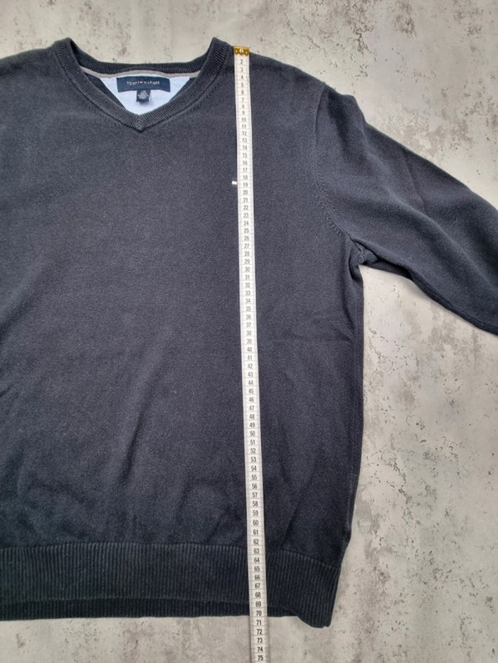 Pull col V Tommy Hilfiger noir, L Hommes - photo numéro 8