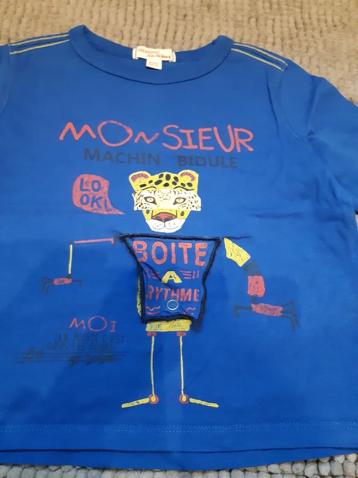 T-shirt ML DPAM 2 ans - photo numéro 2