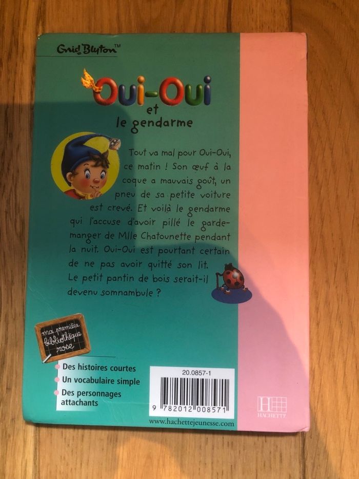 Bibliothèque rose - oui oui et le gendarme - photo numéro 2