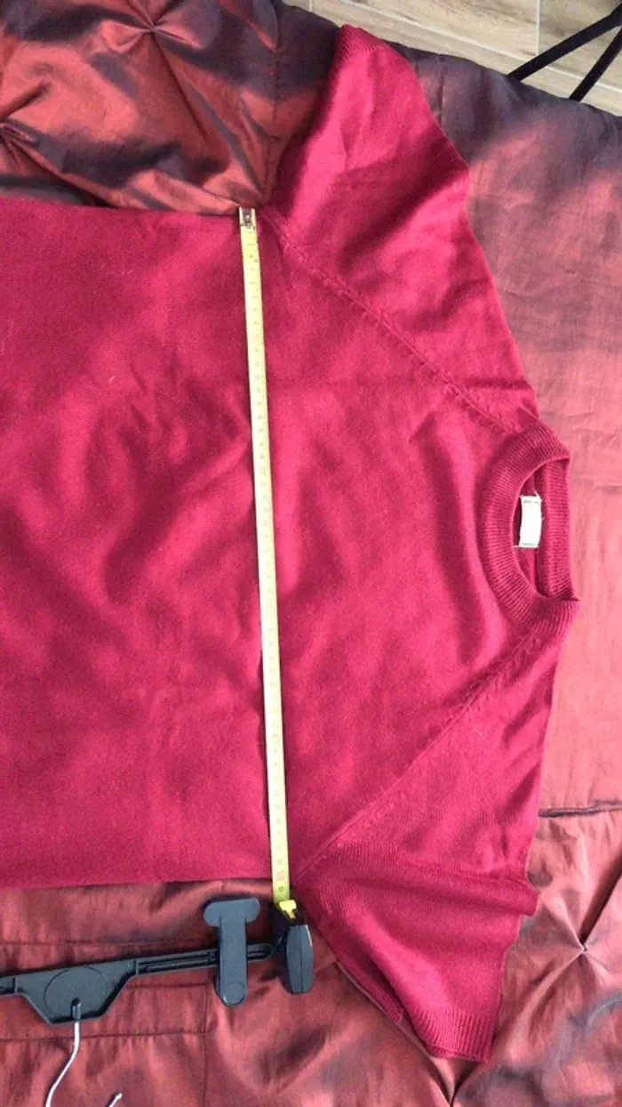 Pull fin Bordeaux - photo numéro 3