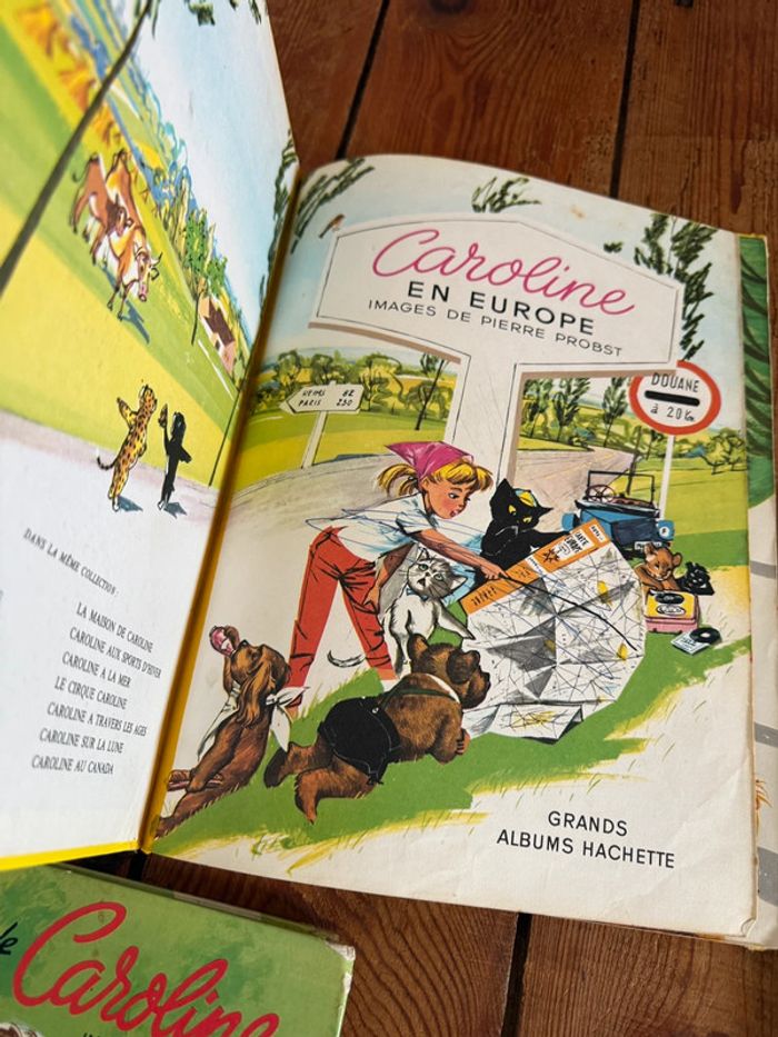 Livres Caroline anciens état satisfaisant - 4 grands albums Hachette première édition - photo numéro 11