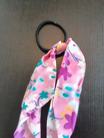 Élastique foulard fille neuf fleurie