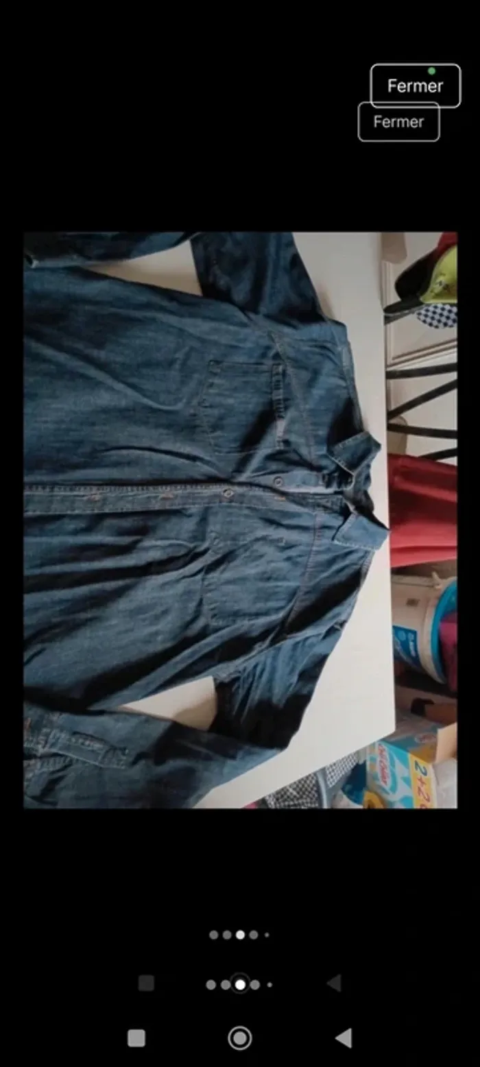 Chemise manches longues en jeans homme Big Star taille xl - photo numéro 3