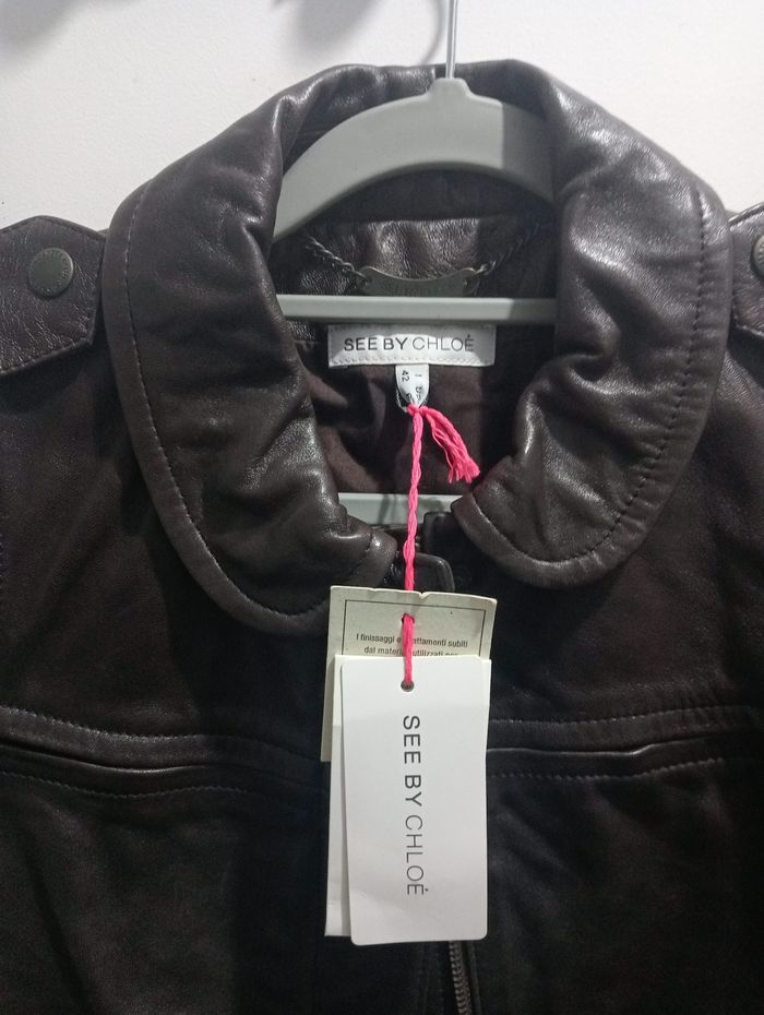 Veste en cuir Chloé