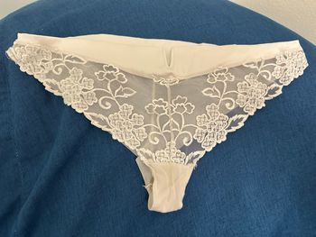 Culotté tanga dentelle blanche 42