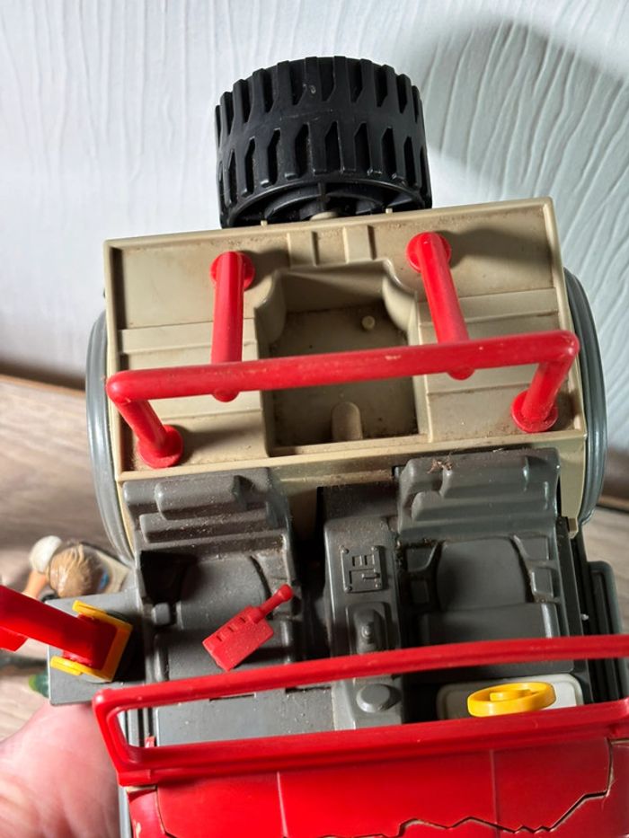 Énorme lot figurine jouet véhicule accessoires vintage JP Kenner jurassic park - photo numéro 13