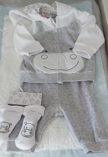 Ensemble mixte en velours