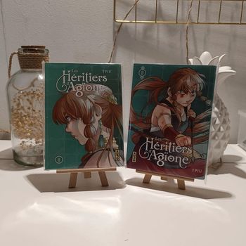Manga les héritiers d'Agione tomes 1 et 2 en édition limitée