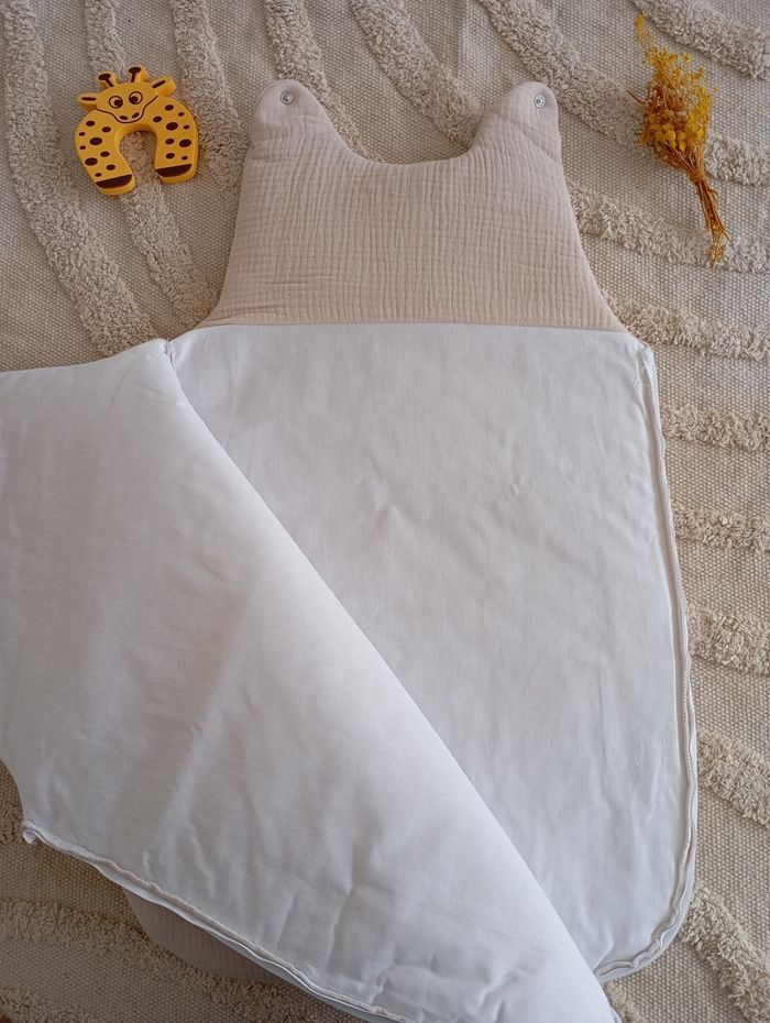 Gigoteuse bébé coton beige - photo numéro 2