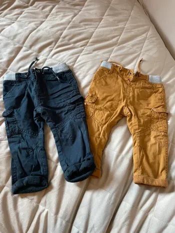 Lot de 2 pantalons Gémo 12 mois