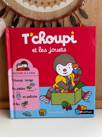 Livre tchoupi et les jouets 