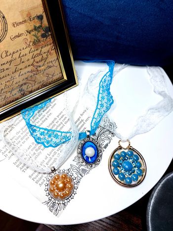 Magnifique collier en dentelle cottage core vintage romantique