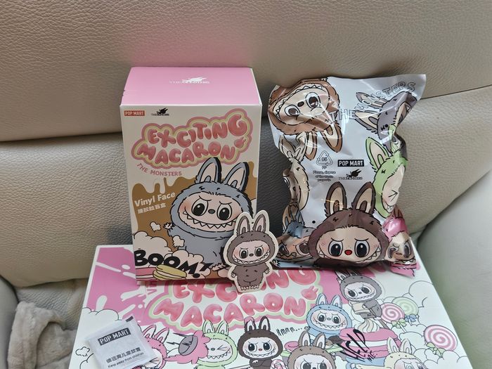 Labubu Sesame Bean Exciting Macaron Pop Mart - photo numéro 2