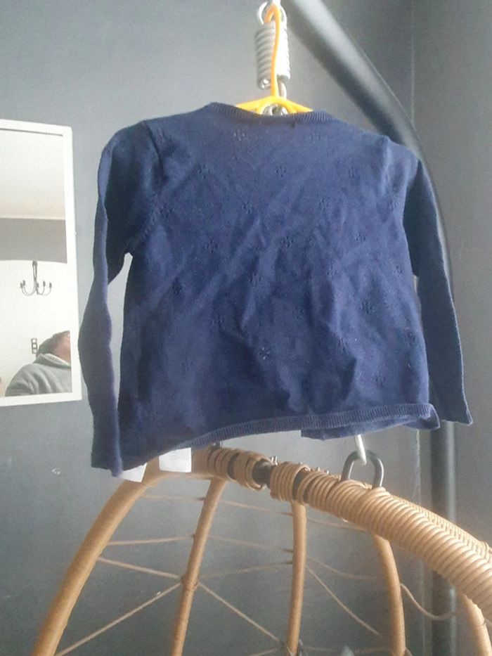Gilet bleu marine du pareil au même - photo numéro 2