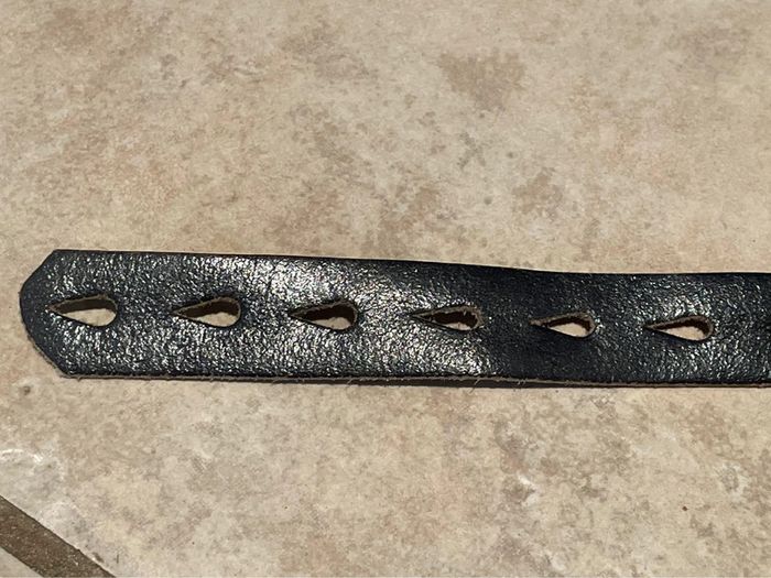Ceinture en cuir ajouré - photo numéro 2