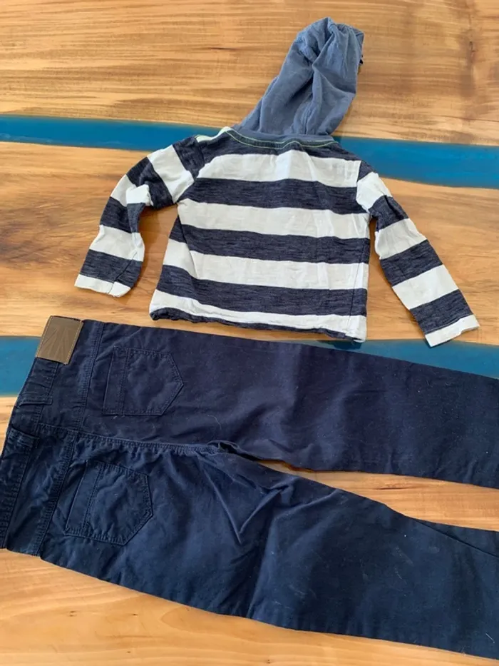 Ensemble tape à l’œil sergent major taille 3 ans - photo numéro 6