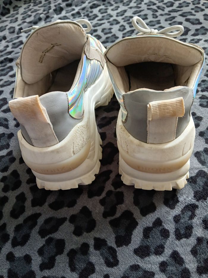 Sneakers compensées Bronx irisées - photo numéro 4