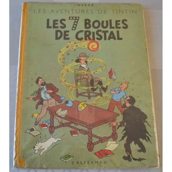 Tintin les 7 boules de cristal B6 de 1952