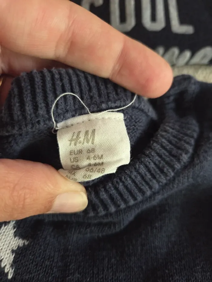 Lot 4 sweats 6 mois - photo numéro 3