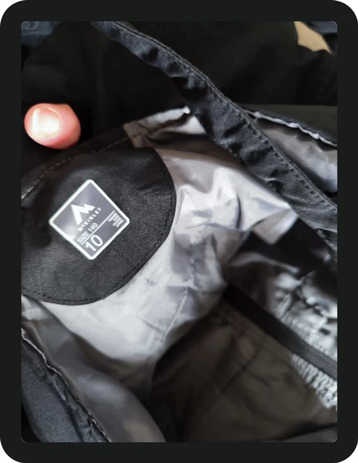 Pantalon de ski noir McKinley Taille 10 ans - photo numéro 4