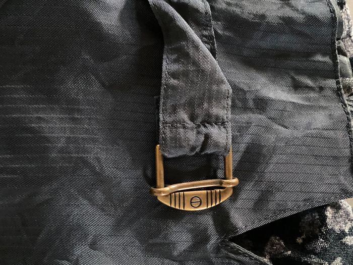 Gilet de tailleur en velours noir avec fleurs grise taille 36 - photo numéro 15