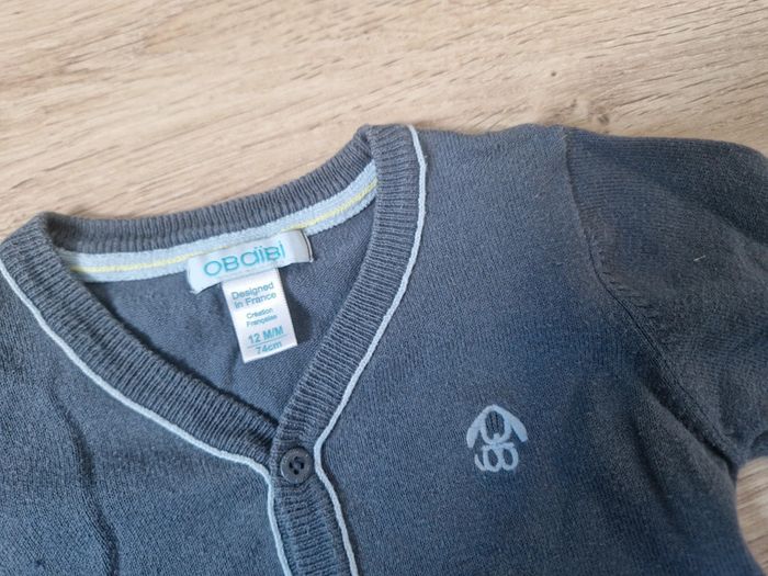 Lot 13 vêtements 12 mois, garçon, mi saison - photo numéro 8