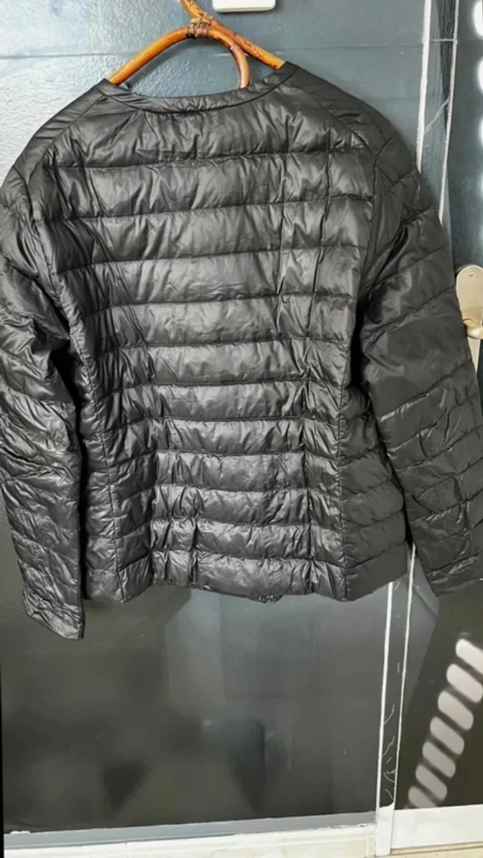 Doudoune veste matelassée t42 noire uniqlo - photo numéro 5