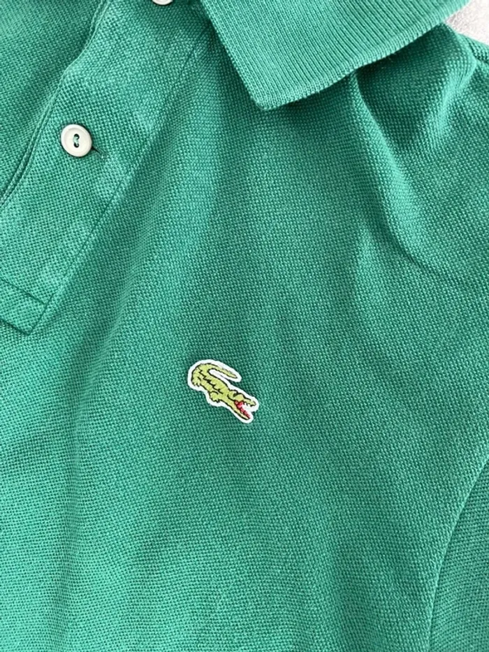 Polo Lacoste devançât vert - photo numéro 7