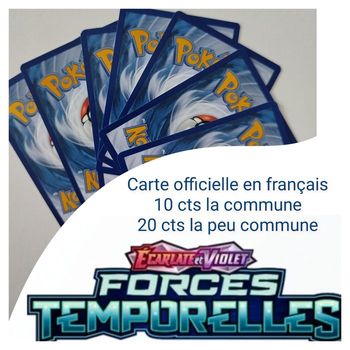 Carte pokémon officielle à l'unité forces temporelles